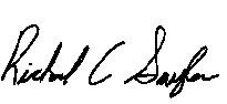 Digital signature by Richard Saylor